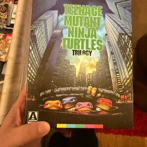 Arrow Teenage Mutant Ninja Turtles Trilogy DVD with Green and Purple